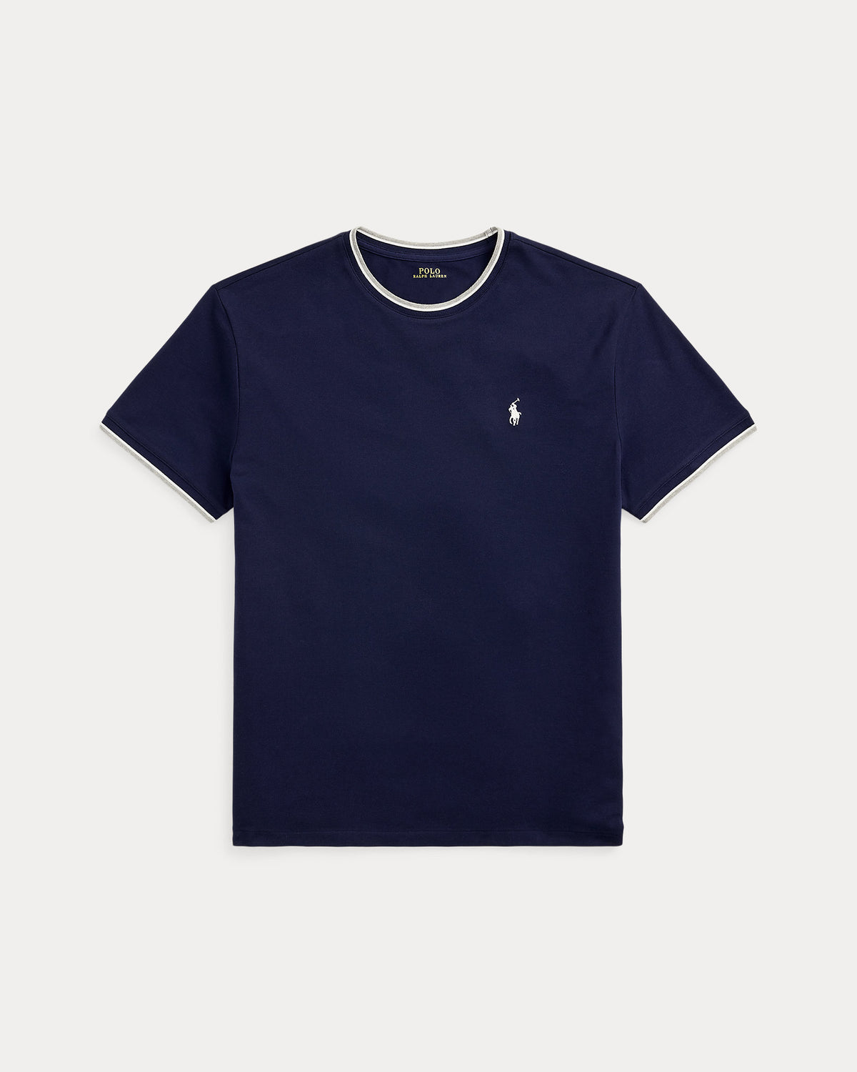 CAMISETA CLASSIC FIT EN  PIQUE ELASTICO NEWPORT NAVY