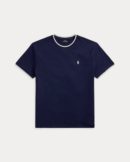 CAMISETA CLASSIC FIT EN  PIQUE ELASTICO NEWPORT NAVY