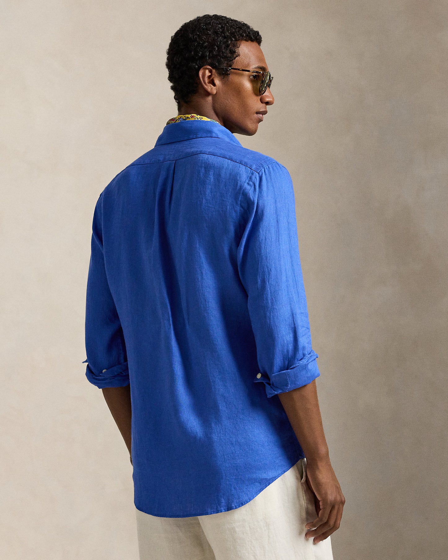 CAMISA CUSTOM FIT DE LINO LIGERO NEW IRIS