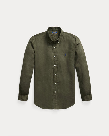 CAMISA DE LINO LIGERO  CUSTOM FIT ARMADILLO