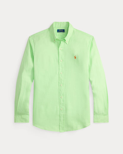 CAMISA DE LINO LIGERO  CUSTOM FIT CRUISE LIME