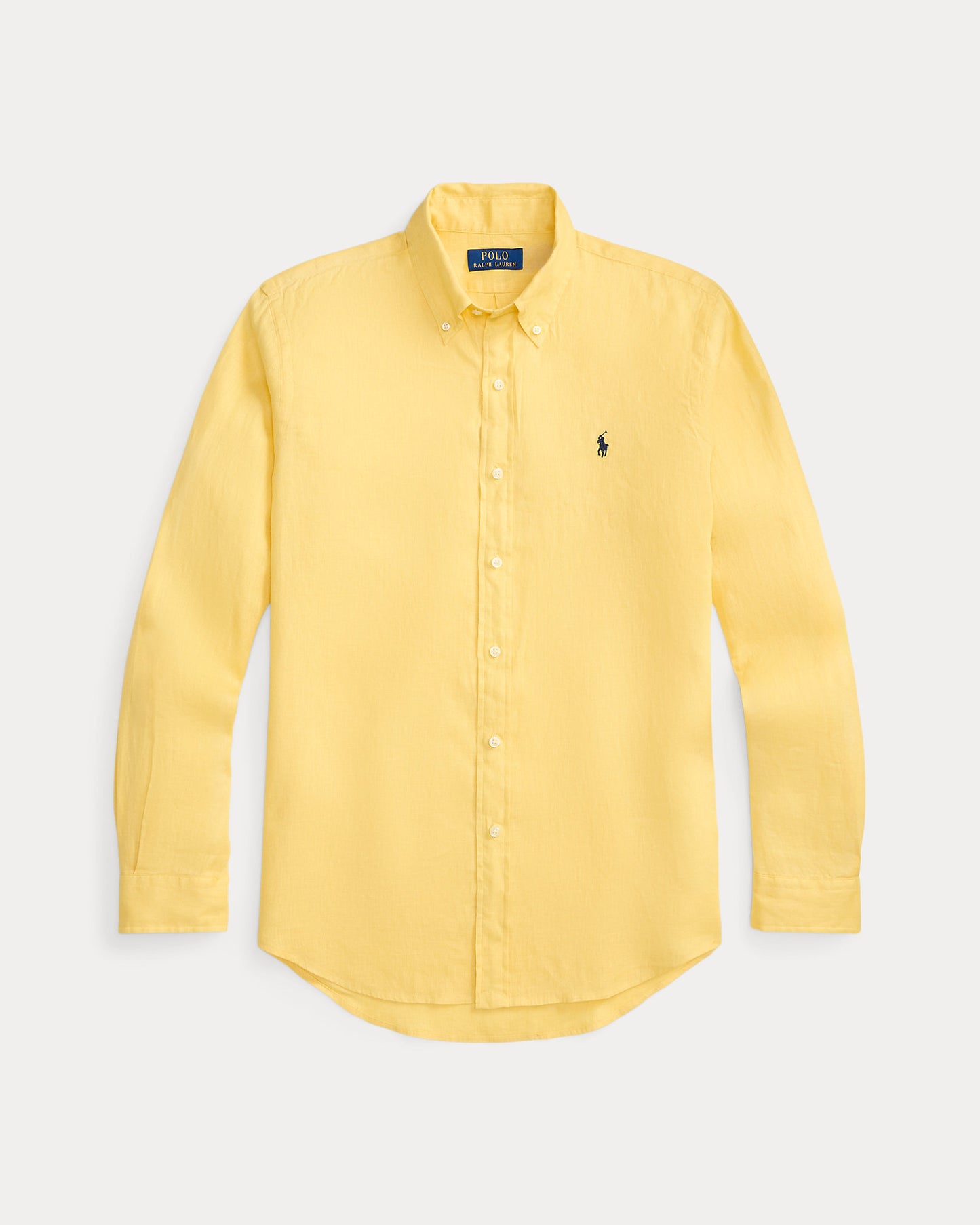CAMISA DE LINO LIGERO  CUSTOM FIT CORN YELLOW