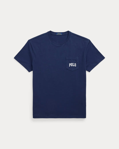 CAMISETA CUSTOM SLIM  FIT CON POLO BEAR HERITAGE NAVY