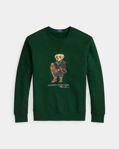 SUDADERA DE FELPA CON POLO BEAR RL MOSS AGATE