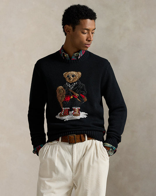 JERSEY CON POLO BEAR BLACK