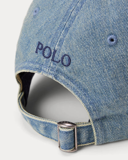 GORRA DE BEISBOL EN INDIGO LAVADO