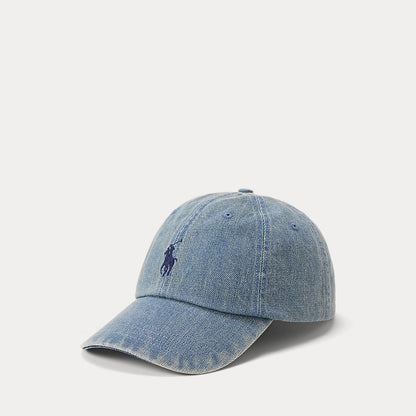 GORRA DE BEISBOL EN INDIGO LAVADO