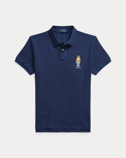 POLO DE PIQUE CON POLO BEAR NEWPORT NAVY