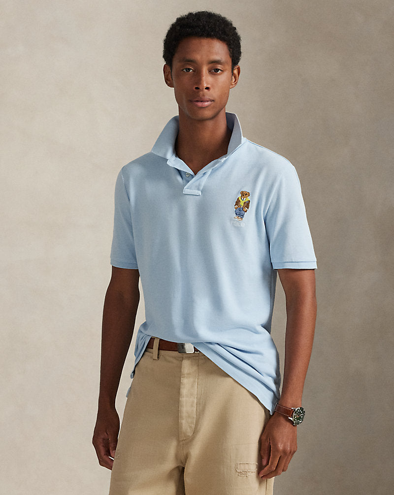 POLO DE PIQUE CON POLO BEAR SOUTHPORT BLUE