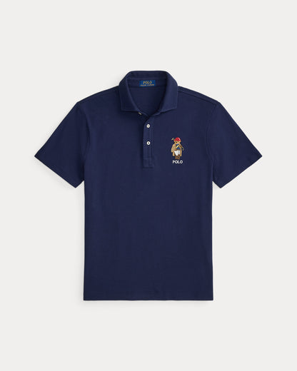 POLO DE PIQUE CON POLO BEAR NEWPORT NAVY