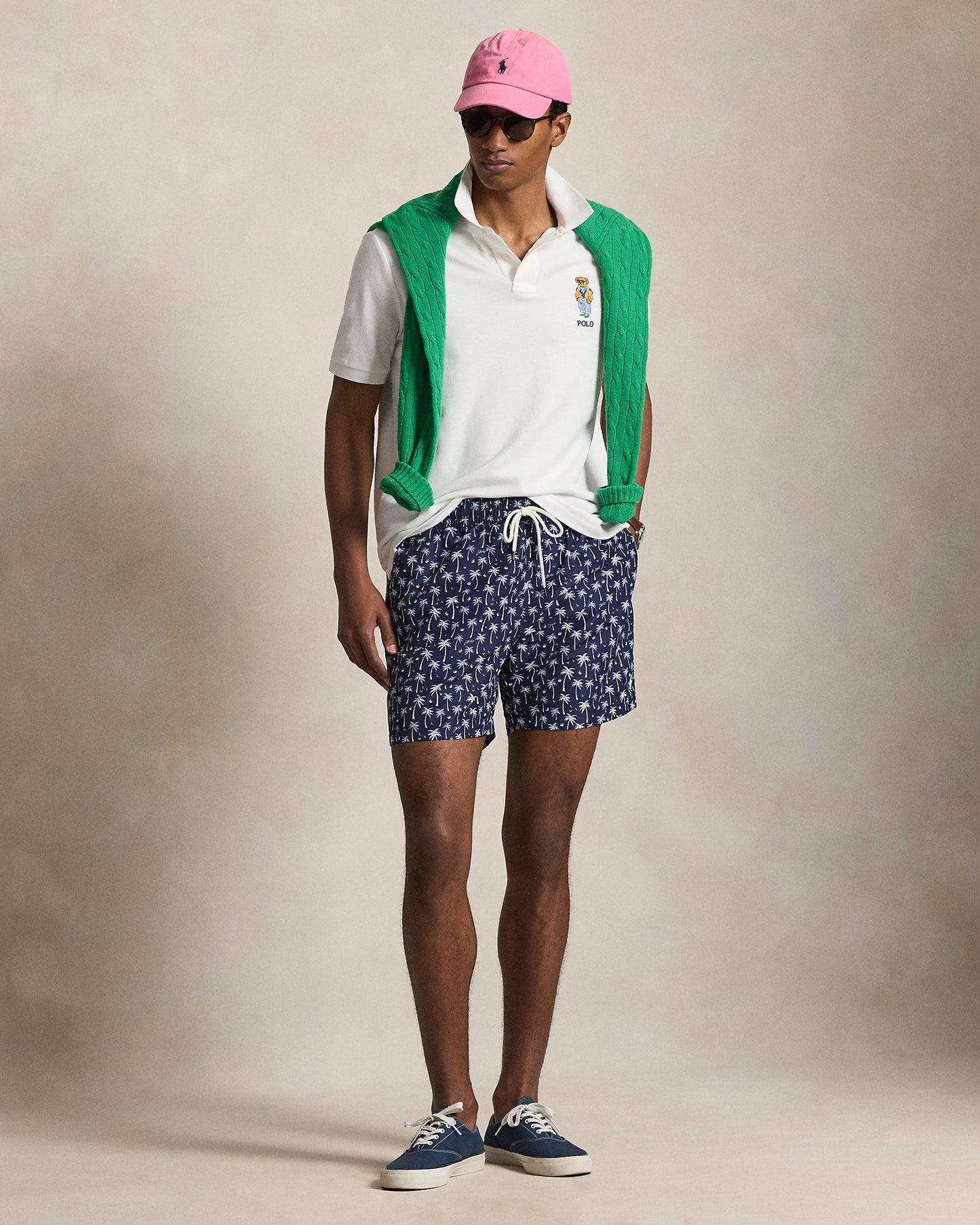POLO DE PIQUE CUSTOM SLIM CON SUMMER POLO BEAR WHITE