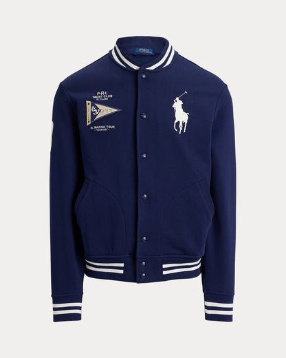 CHAQUETA DE BEISBOL DE FELPA BIG PONY NEWPORT NAVY