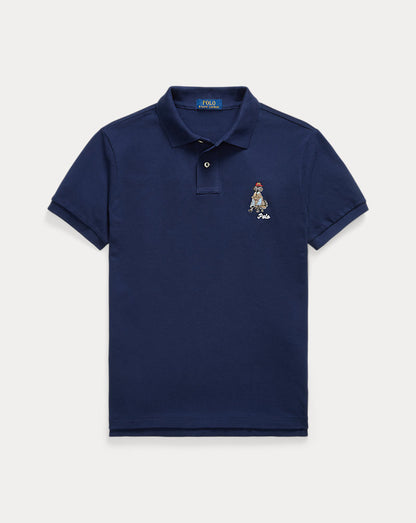 POLO DE PIQUE CUSTOM SLIM CON PERRO