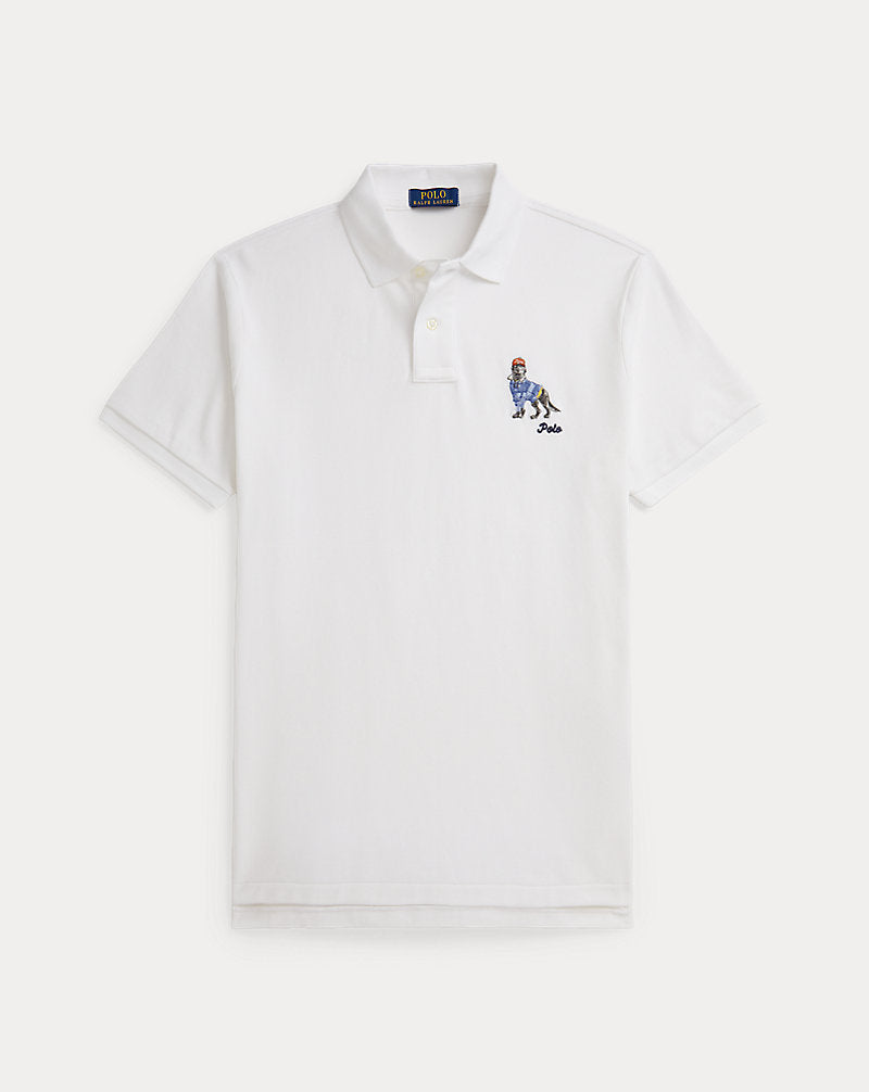 POLO DE PIQUE CUSTOM SLIM CON PERRO
