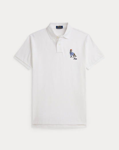 POLO DE PIQUE CUSTOM SLIM CON PERRO