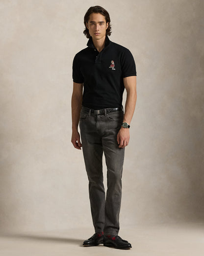 POLO DE PIQUE CUSTOM SLIM CON PERRO