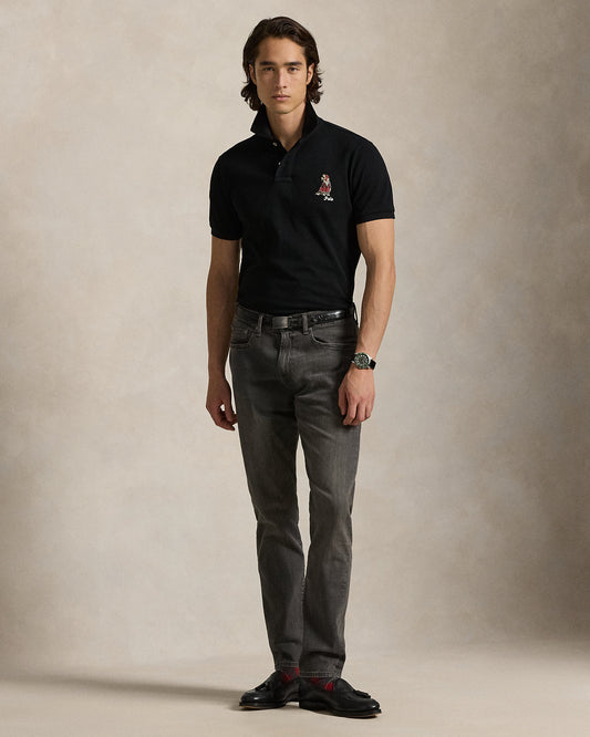 POLO DE PIQUE CUSTOM SLIM CON PERRO