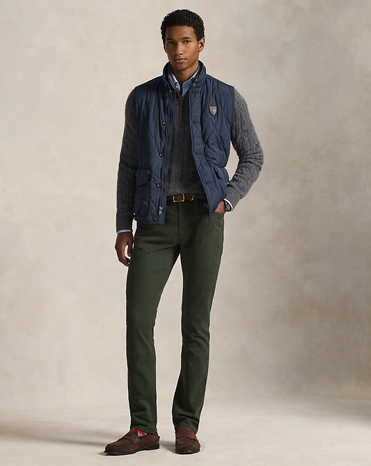 PANTALON VARIG SLIM RECTO DE ALGODON ESTATE OLIVE