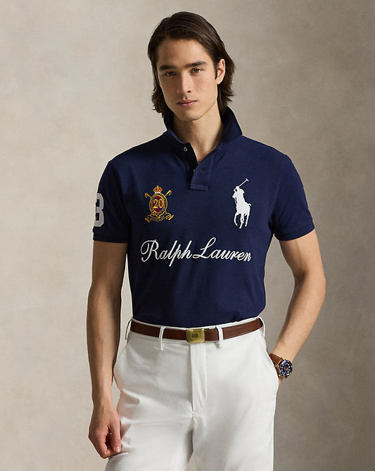 POLO DE PIQUE CUSTOM SLIM 20 ANIVERSARIO DEL BIG PONY CRUISE NAVY