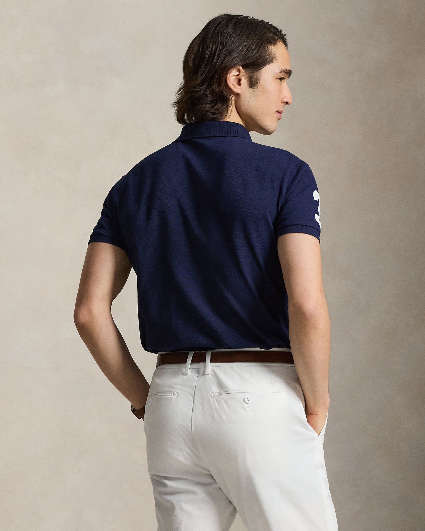 POLO DE PIQUE CUSTOM SLIM 20 ANIVERSARIO DEL BIG PONY CRUISE NAVY