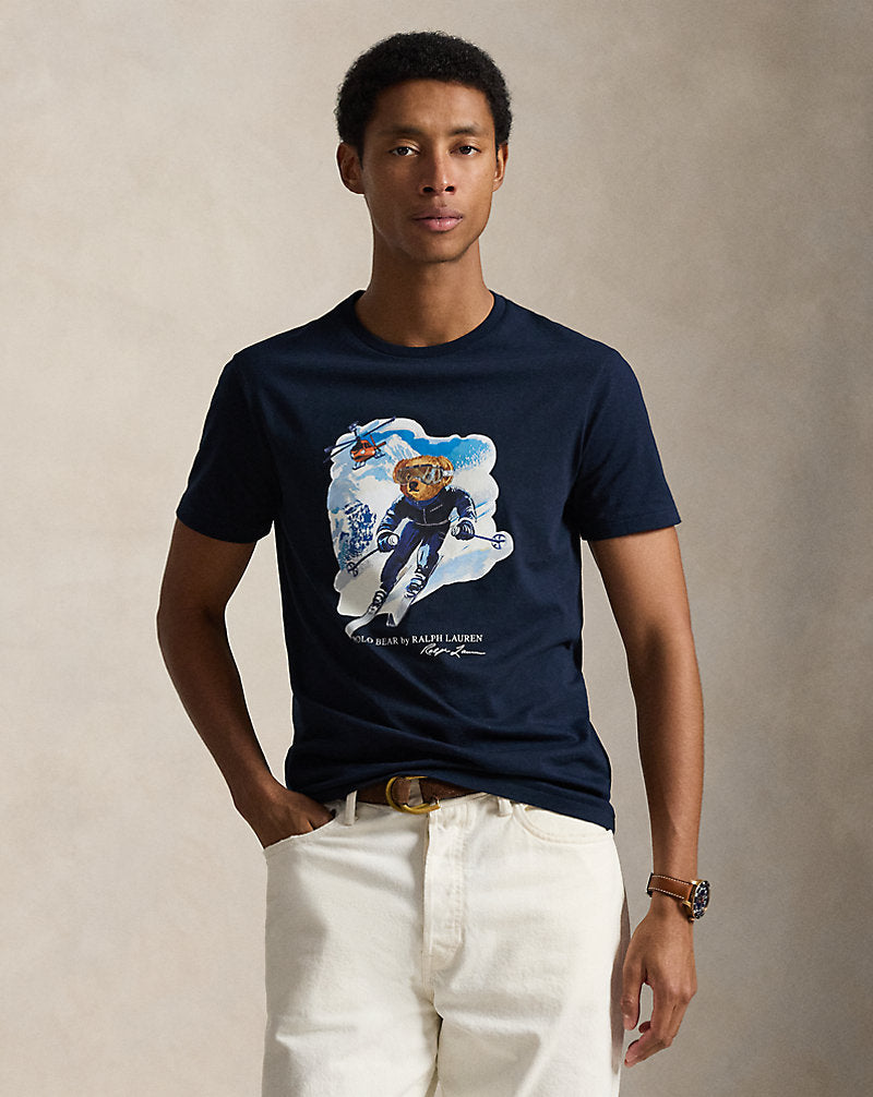 CAMISETA CUSTOM SLIM CON ACTIVE POLO BEAR WORTH NAVY