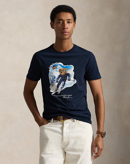 CAMISETA CUSTOM SLIM CON ACTIVE POLO BEAR WORTH NAVY