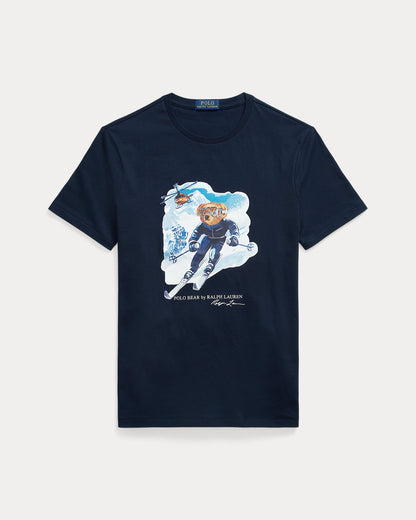 CAMISETA CUSTOM SLIM CON ACTIVE POLO BEAR WORTH NAVY