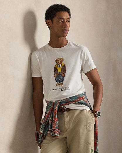 CAMISETA CUSTOM SLIM  CON POLO BEAR NEVIS