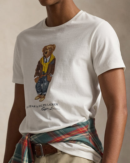 CAMISETA CUSTOM SLIM  CON POLO BEAR NEVIS