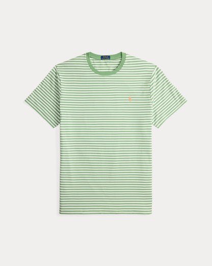 CAMISETA CUSTOM SLIM FIT DE ALGODON DE PUNTO OUTBACK GREEN STRIPED