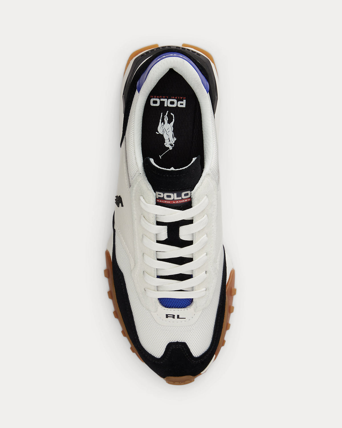 TENIS ELDRIDGE SUEDE-PANELLED WHITE BLACK/ROYAL
