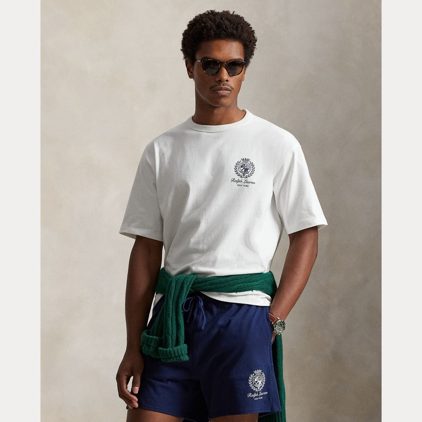 CAMISETA RELAXED FIT DE ALGODON DE PUNTO WHITE